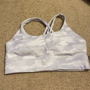 lululemon athletica White Camo Sports Bra